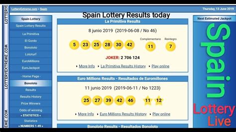 spanish lottery results today.